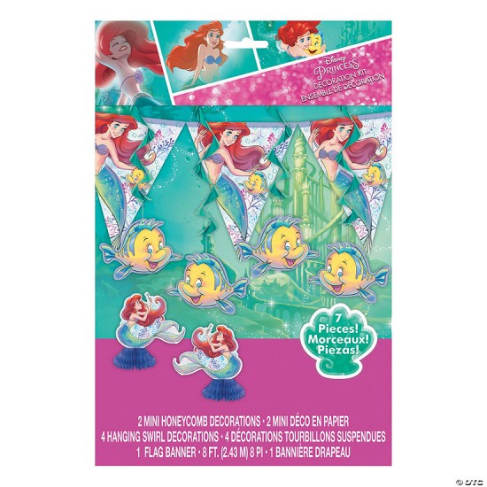 79970 The Little Mermaid 7 piece Room Décor Kit