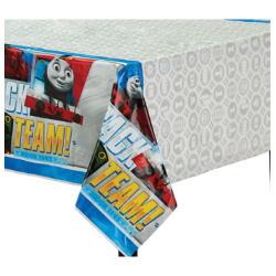 571752    Thomas and Friends Printed Plastic Table Cover 1.37m x 2.13m