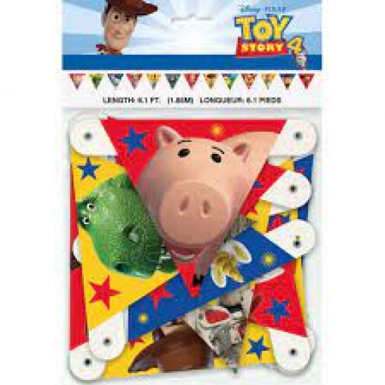 79758   Toy Story 4 Birthday Banner (186cm) 6.1FEET