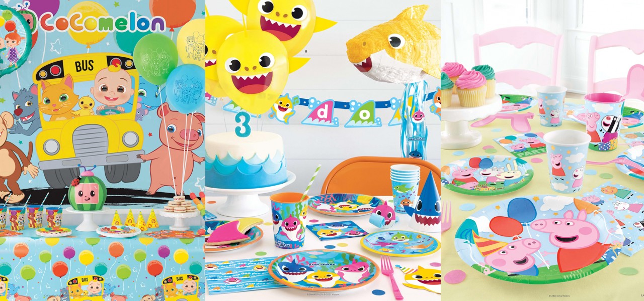 COCO-Babyshark-Peppapig-party-supplies